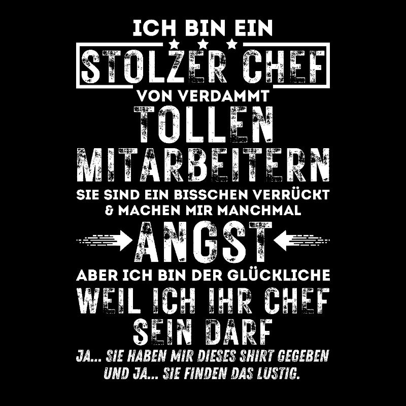 Stolzer Chef Von Verdammt Tollen Mitarbeitern