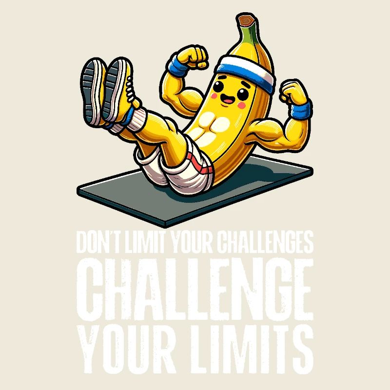 Challenge Your Limits Bodybuilder Bauchmuskeln