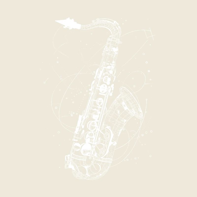 Saxophon Skizze