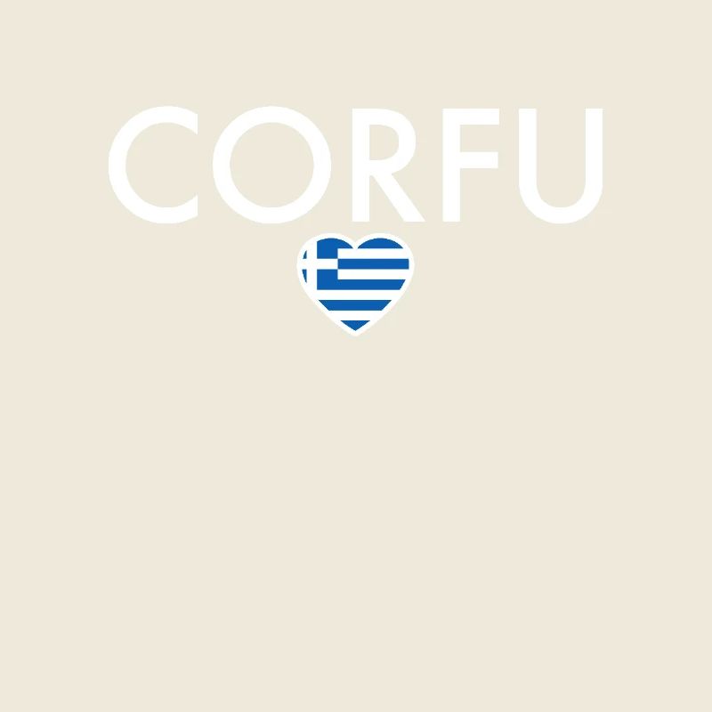 Corfou Grèce Drapeau grec Grec