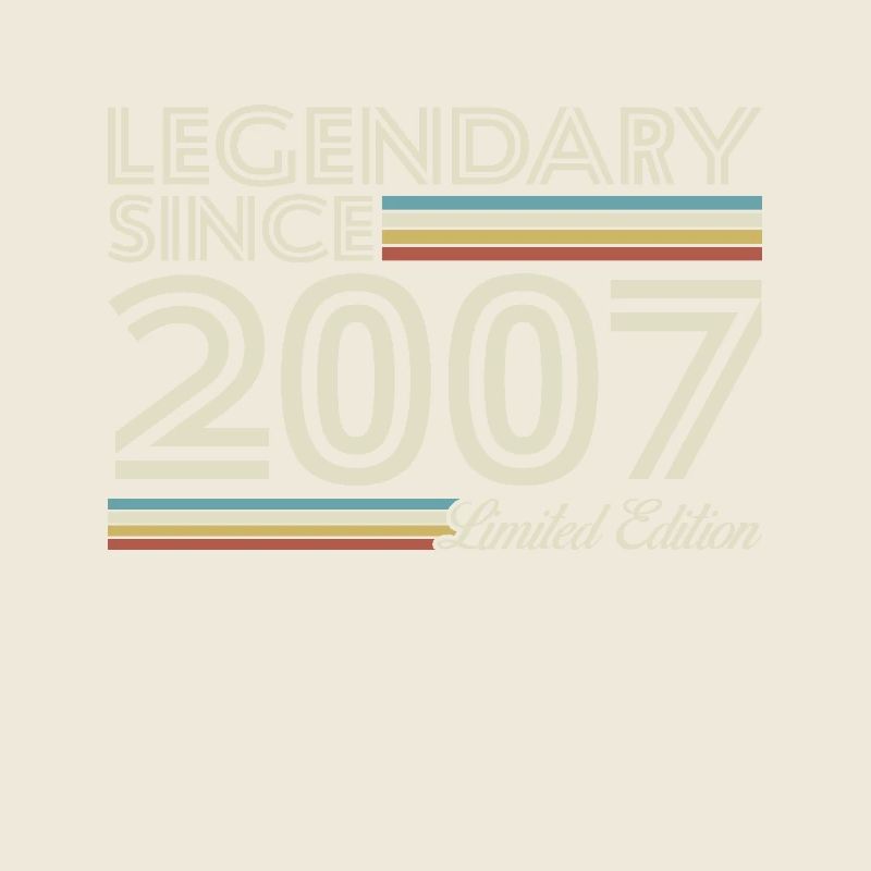 Legendär seit 2007 Vintage Geburtstag Geschenk