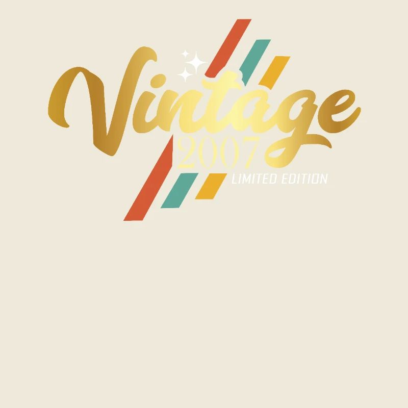 Birthday Vintage Vintage Retro 2007