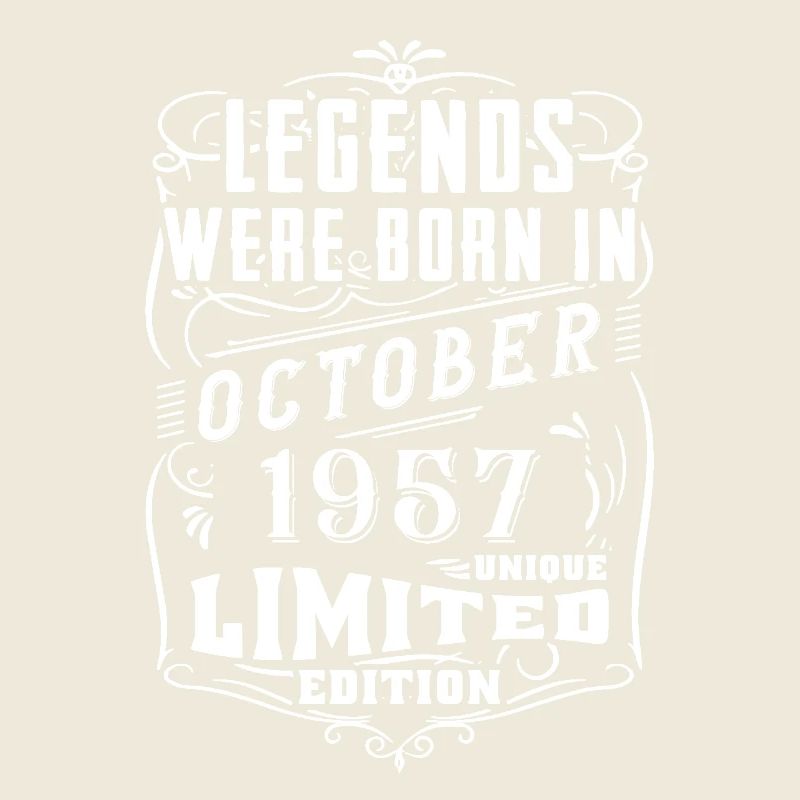Anniversaire Octobre 1957 Edition Limitée Légende