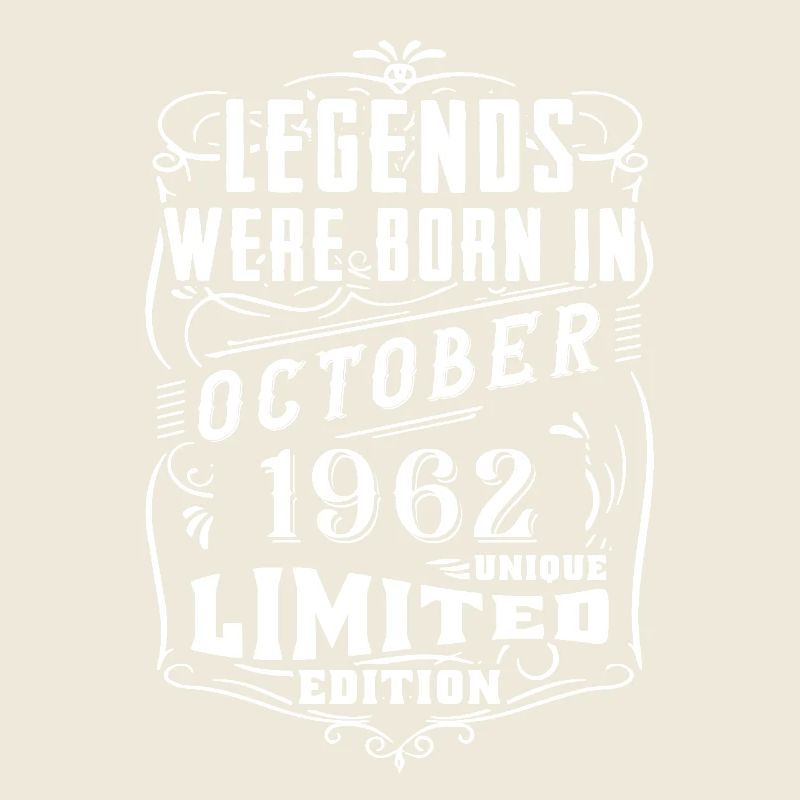 Anniversaire Octobre 1962 Edition Limitée Légende