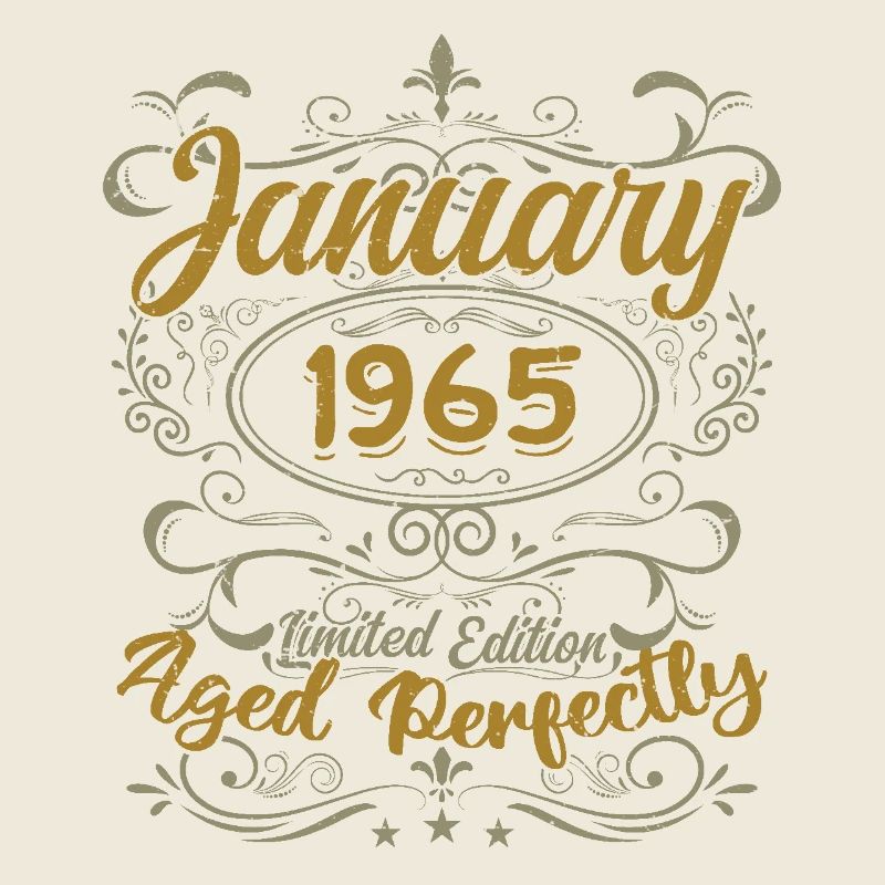 Janvier Cadeau D'anniversaire Nées En Janvier 1965
