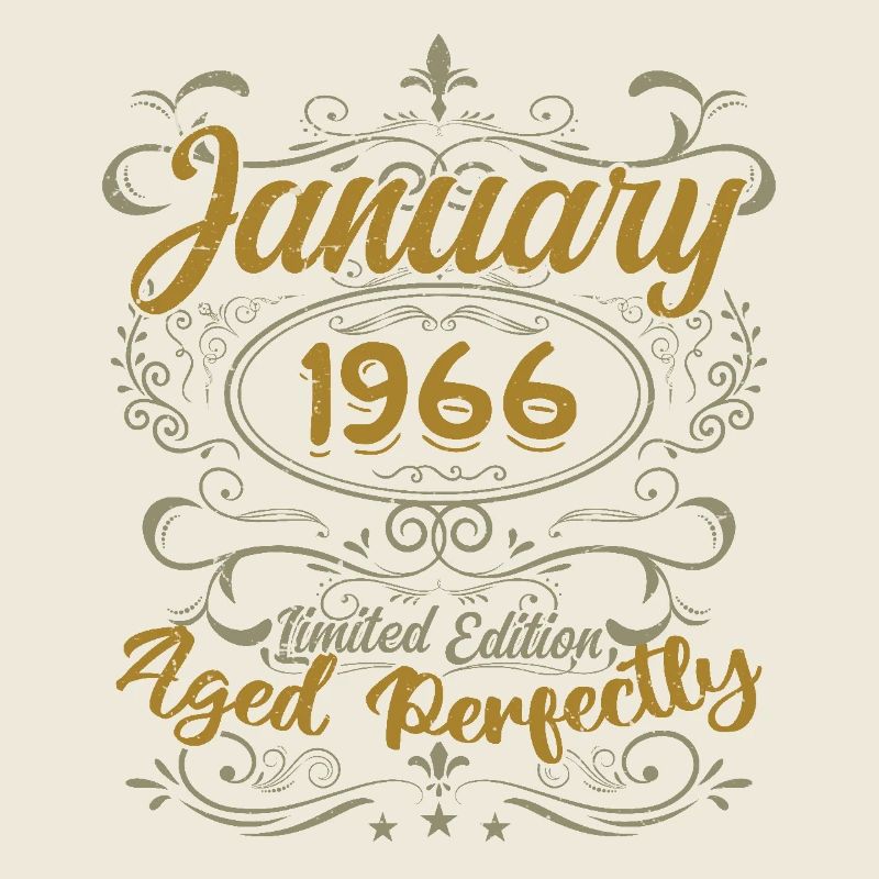 Janvier Cadeau D'anniversaire Nées En Janvier 1966