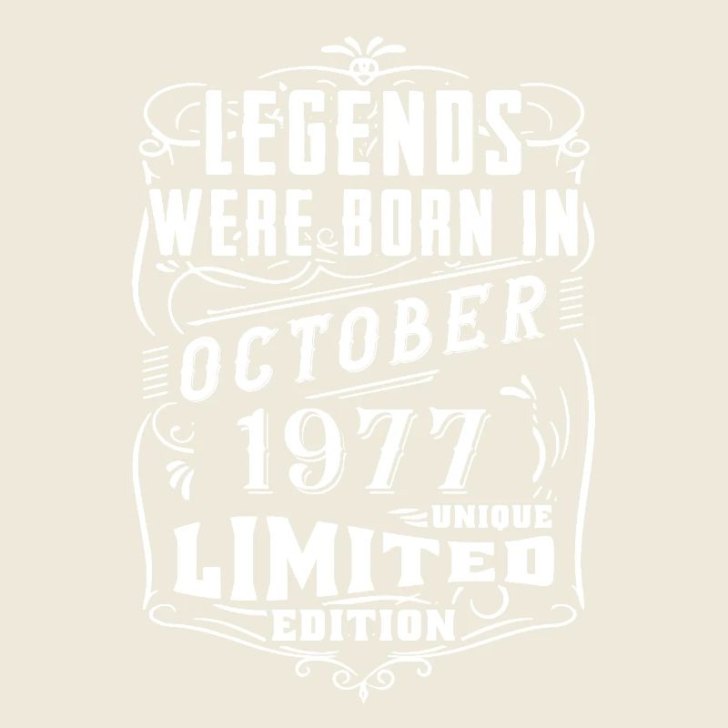 Anniversaire Octobre 1977 Edition Limitée Légende