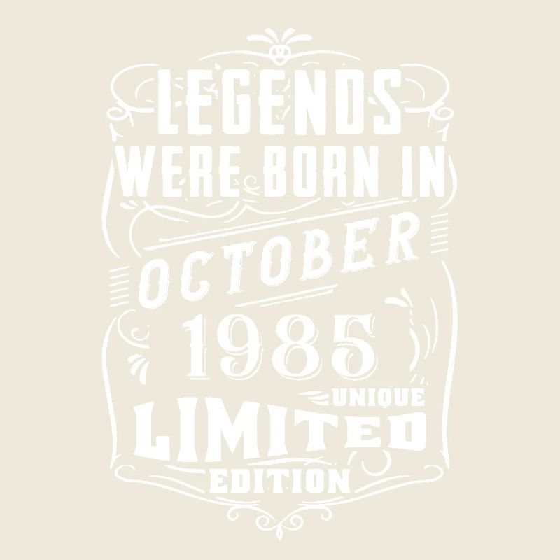 Anniversaire Octobre 1985 Edition Limitée Légende