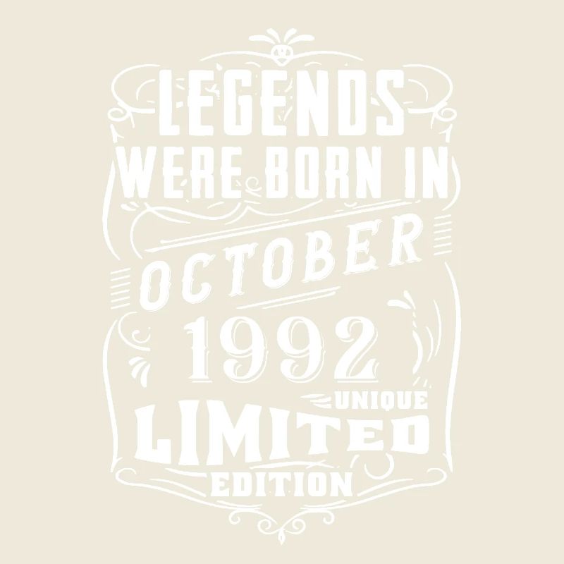 Anniversaire Octobre 1992 Edition Limitée Légende
