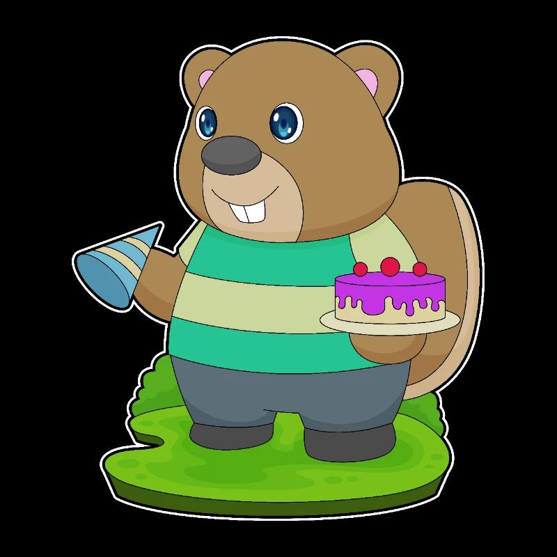 Biber Geburtstag Kuchen
