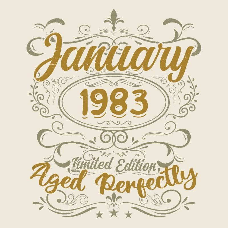 Janvier Cadeau D'anniversaire Nées En Janvier 1983