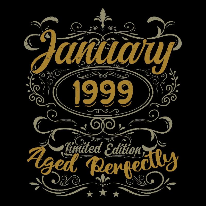 Janvier Cadeau D'anniversaire Nées En Janvier 1999