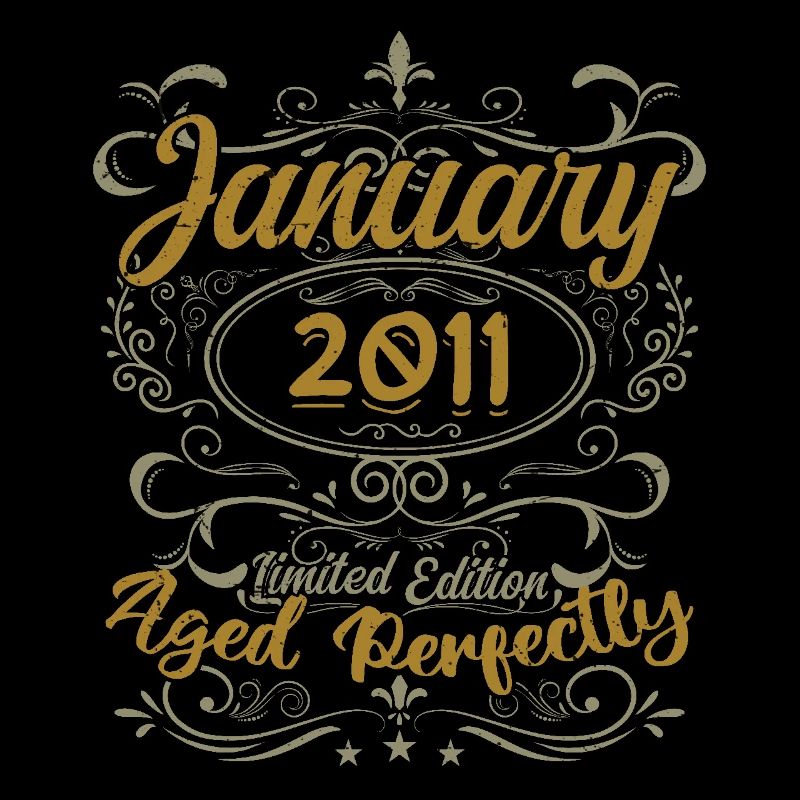 Janvier Cadeau D'anniversaire Nées En Janvier 2011