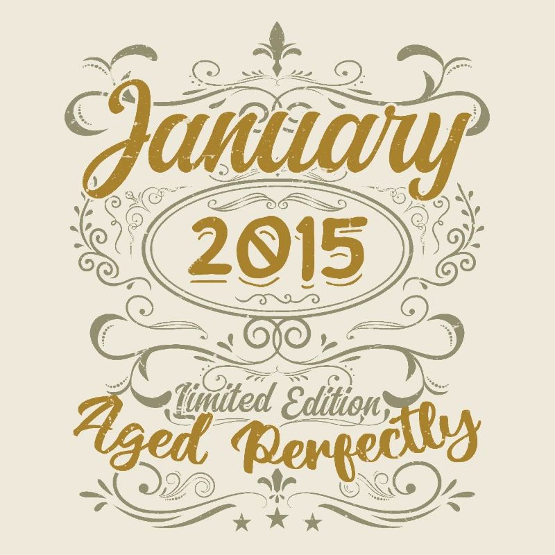 Januar Geburtstagsgeschenk Geboren im Januar 2015