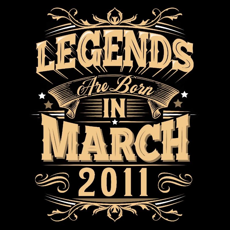 March 2011 Birthday Legend
