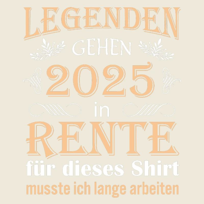 Rente 2025 Ruhestand Geschenk Idee
