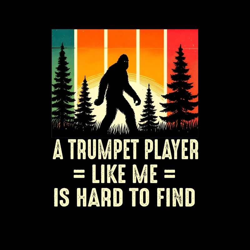 Le trompettiste est difficile à trouver, drôle de Bigfoot Sasq