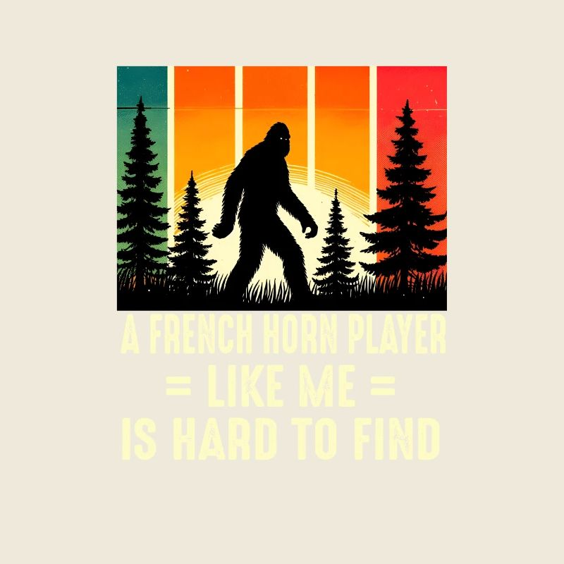 Le joueur de cor français est difficile à trouver, drôle de Bigfoot