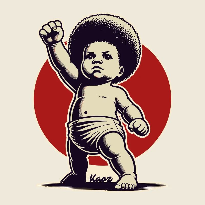 Bébé en pose de liberté