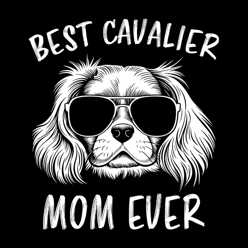 Cavalier King Charles Spaniel Spruch Mama Geschenk
