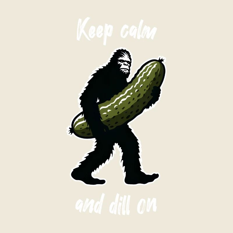 Restez calme et continuez à aller à l’aneth. Cornichon Aneth Bigfoot Sasquat