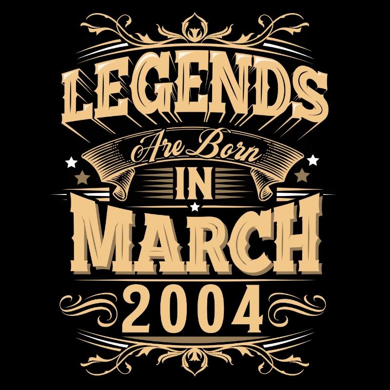 Légende de l’anniversaire de mars 2004