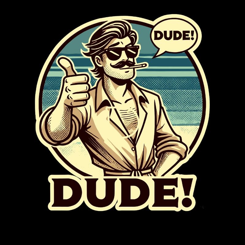 Pouce levé mec, mec cool ça appelle tout le monde mec mec