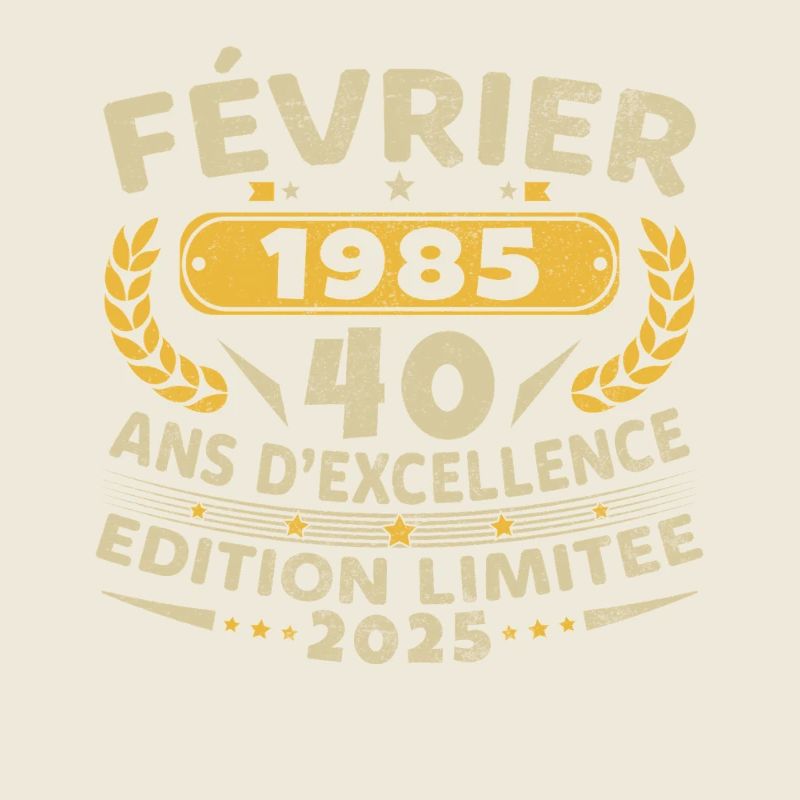 February 1985 40 Years Vintage Anniversary Gift