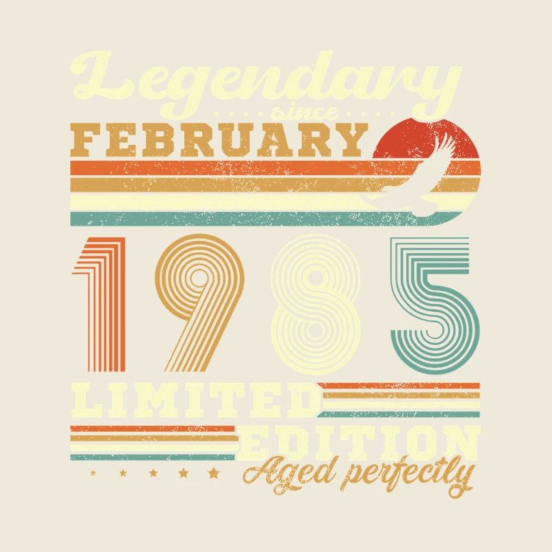 Février 1985 Vintage Anniversaire 1985 Cadeau