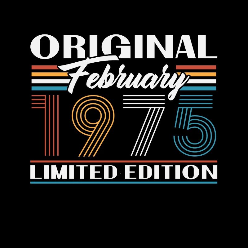Februar 1975 Vintage Geburtstag 1975 Geschenk
