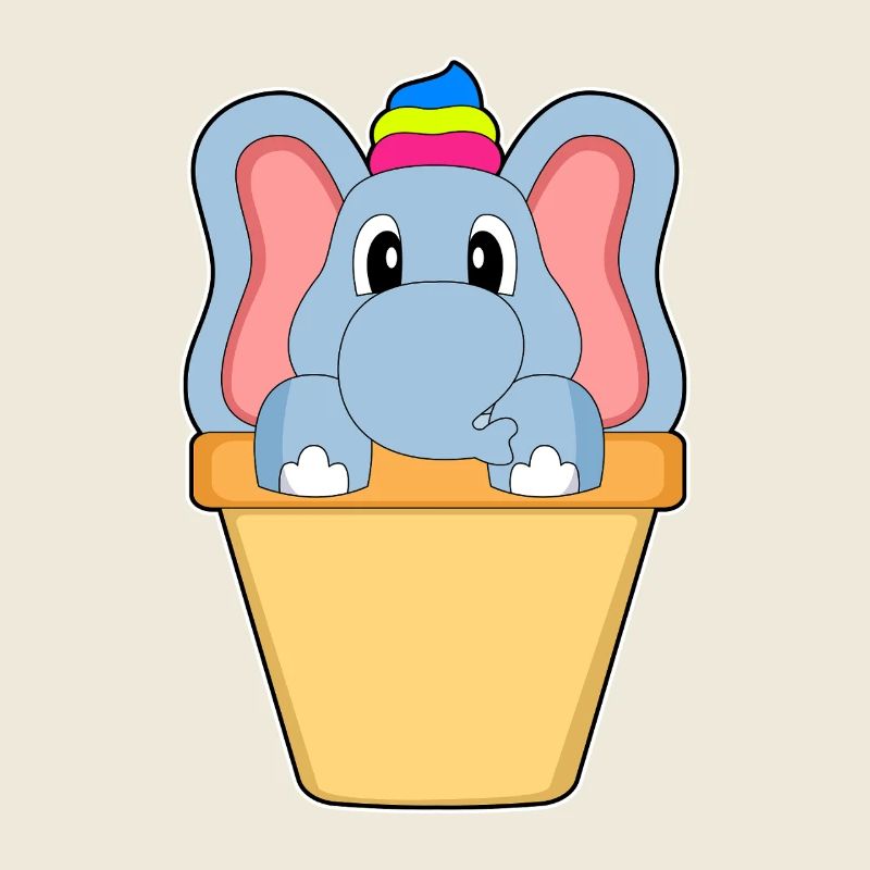Elephant Waffle Cream