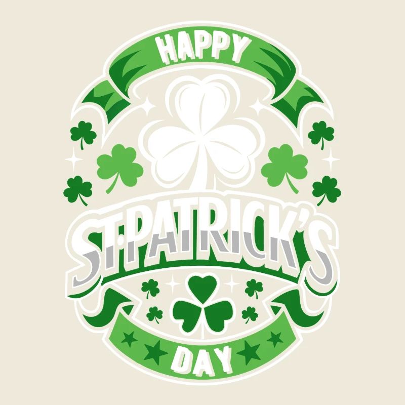 Happy St. Patrick's Day - Kleeblatt - Irland