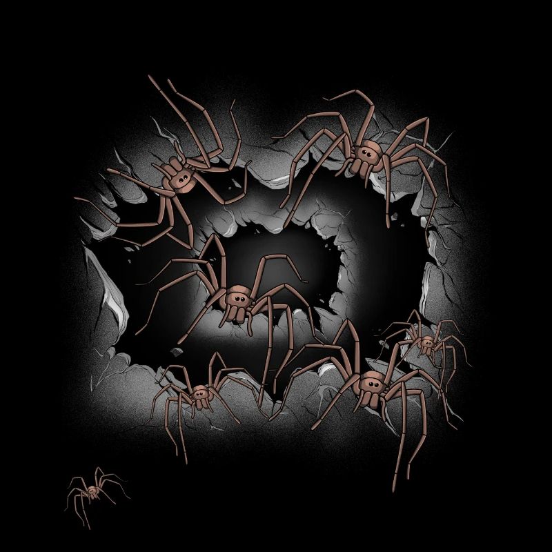 Halloween Spiders Animals Spider Phobia Panic