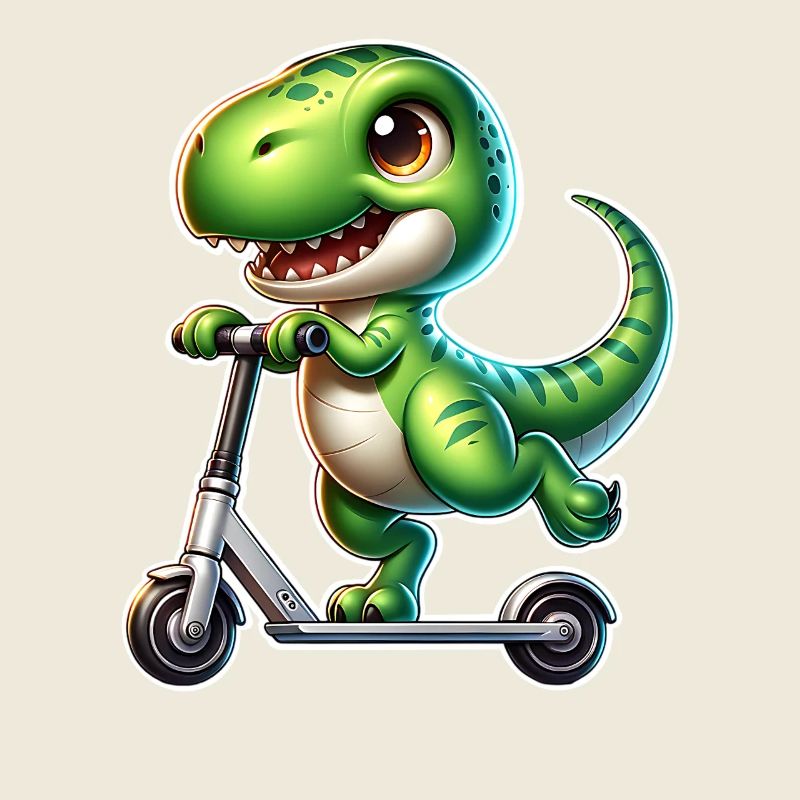 E-Scooter E-Roller Dino T Rex Scooter