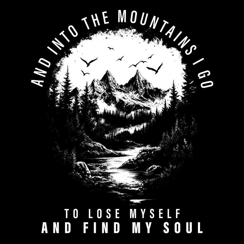 Nature Hiking Mountains Forest Mountaineering Gift