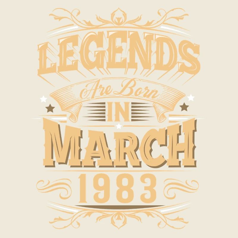 March 1983 Birthday Legend