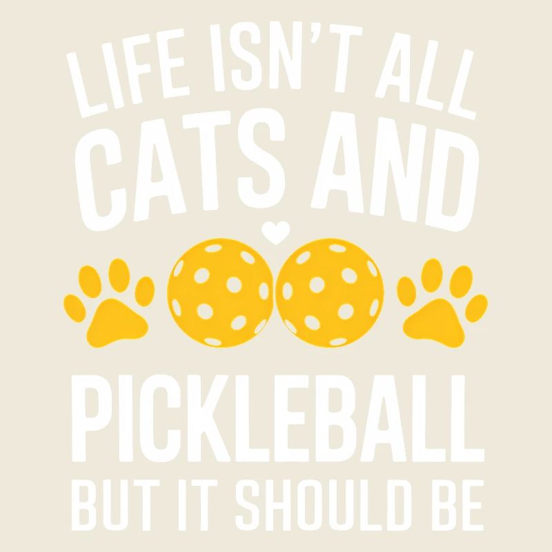 Pickleball Dire Chat Drôle Pickleball Cadeau