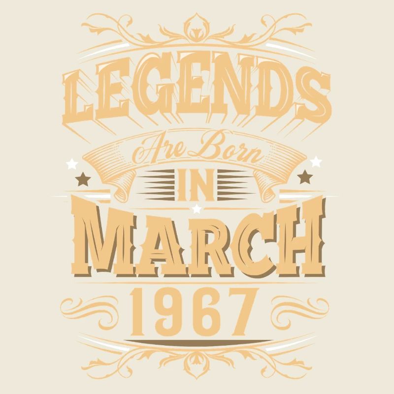 March 1967 Birthday Legend