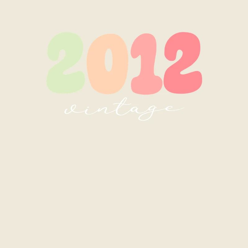 Birthday Year of birth 2012