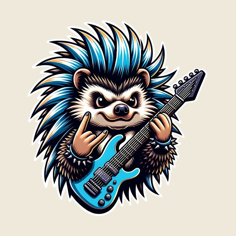 Igel Rock and Roll Gitarrist