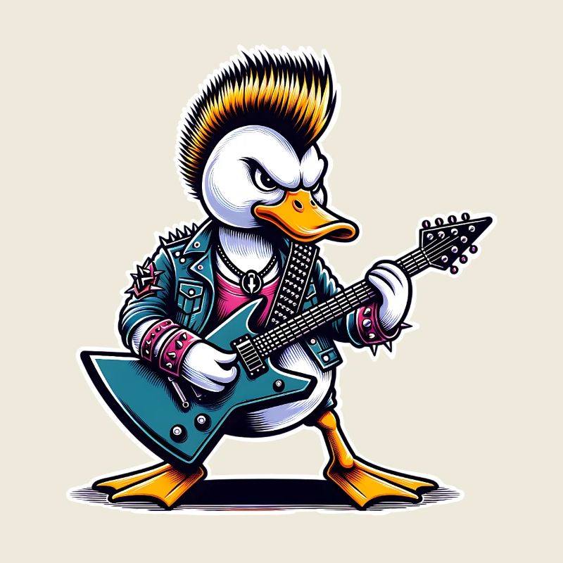Duck Rock and Roll Guitariste