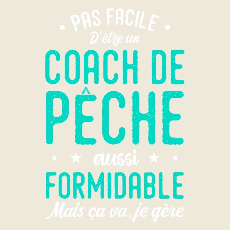 Coach Pêche Formidable Cadeau Pêche Pêcheur