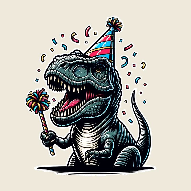 T Rex Geburtstag Dinosaurier