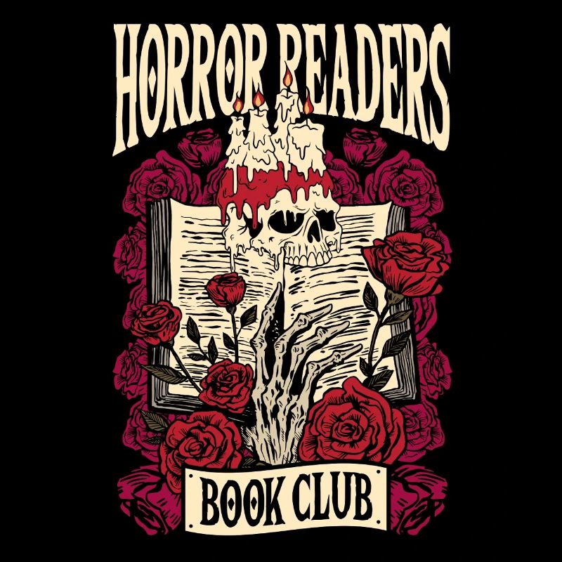 Bookworm Novel Reader Horror Reading Book Club
