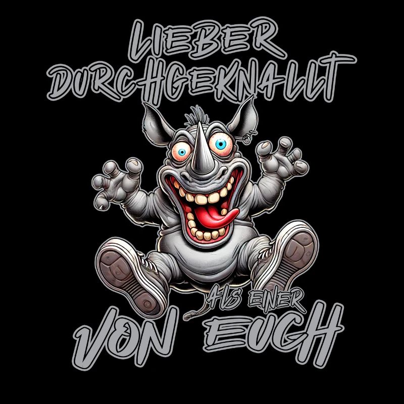 Nashorn Lieber durchgeknallt als einer von euch