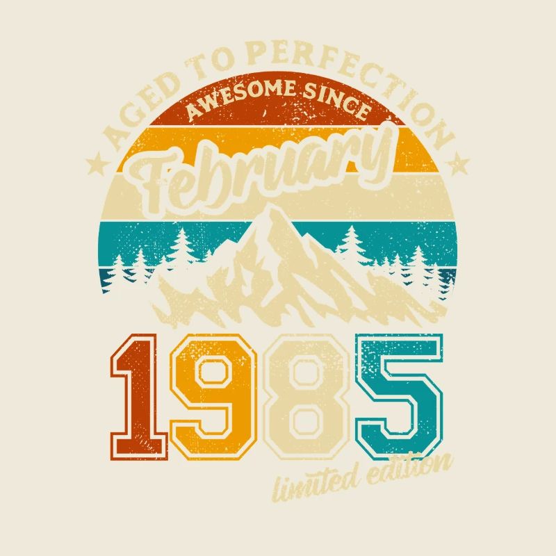 Limited Edition February 1985 Birthday Gift