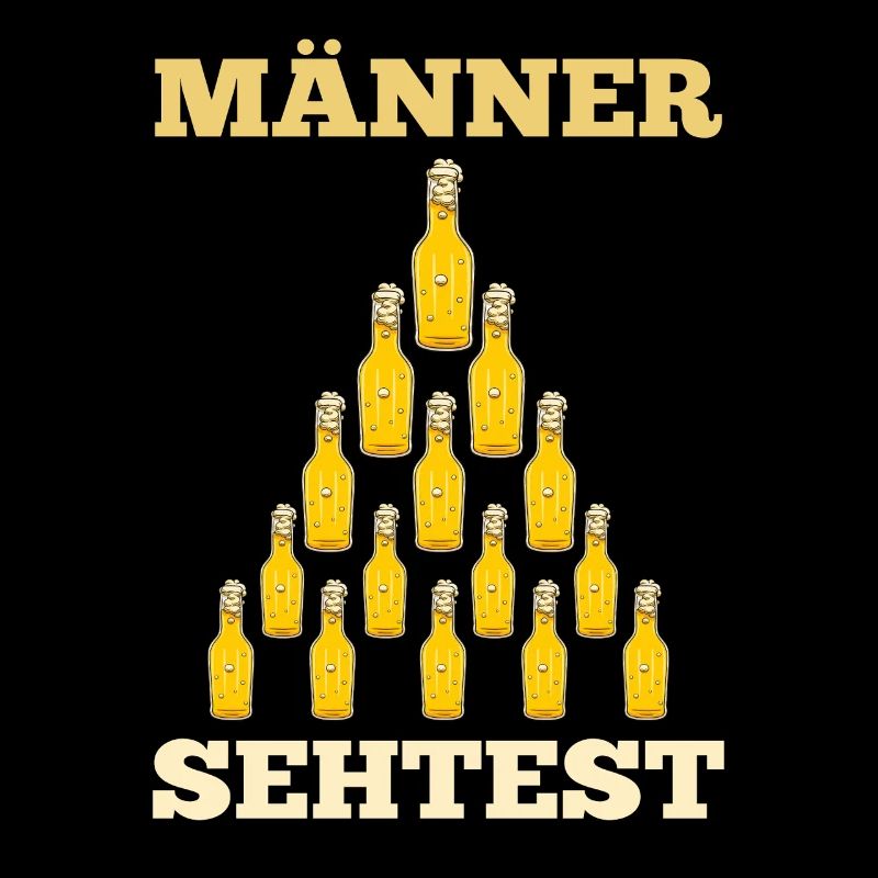 Männer Sehtest Bier Spruch