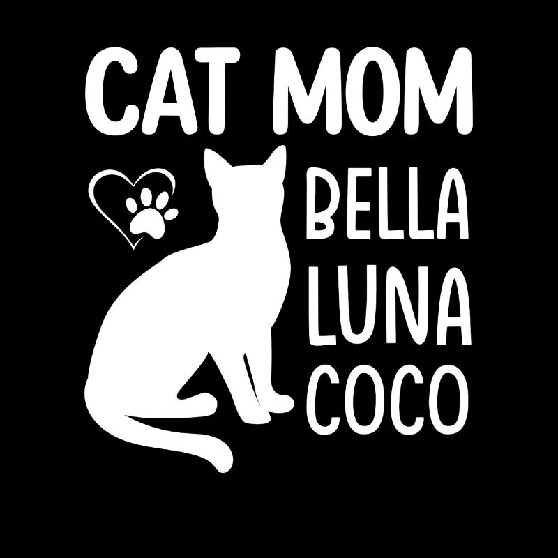 Stylish Cat Mom Design for Cat Lovers