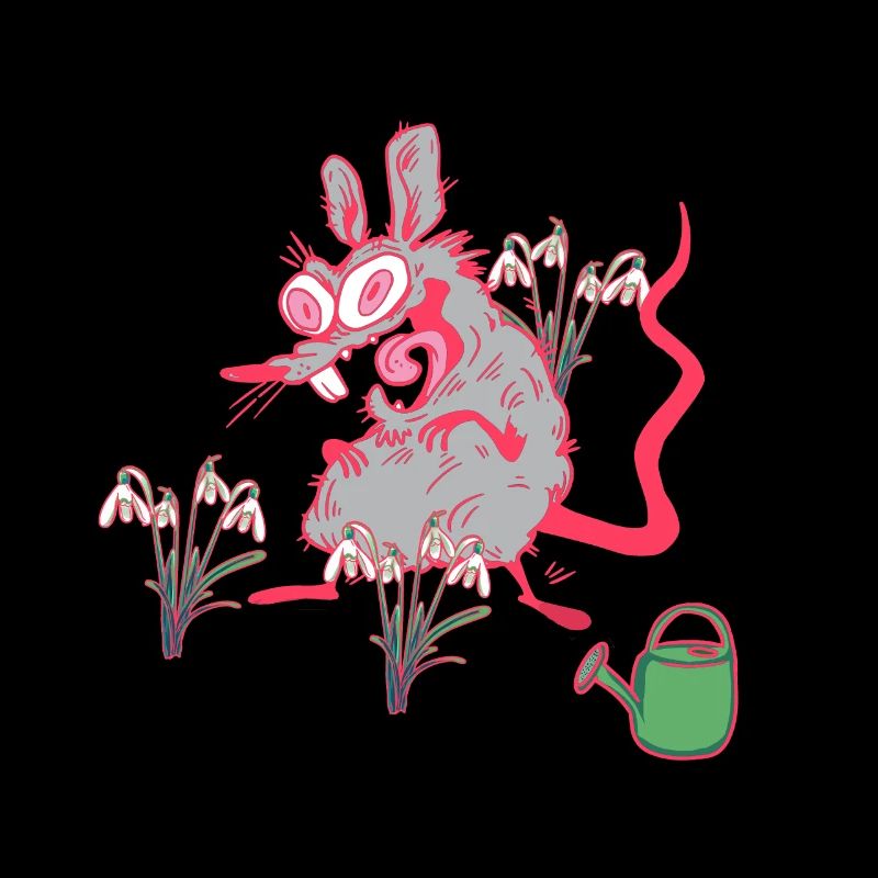 Garden Rat Snowdrop Spring Gardener