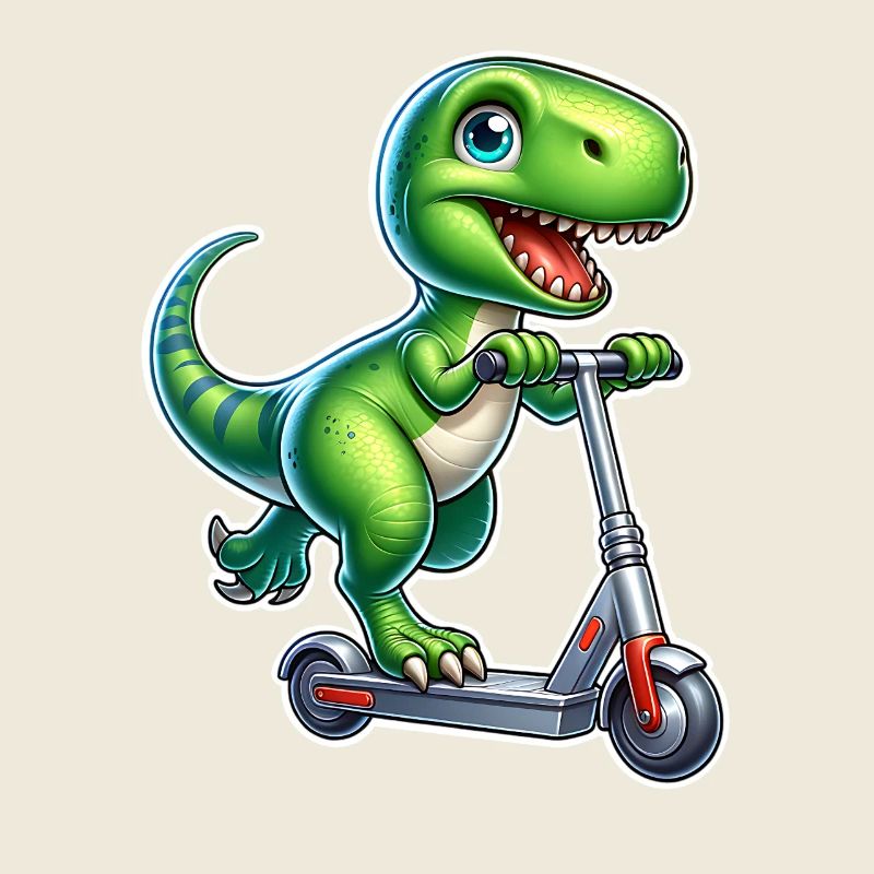 E-Scooter E-Roller T Rex Dino Scooter